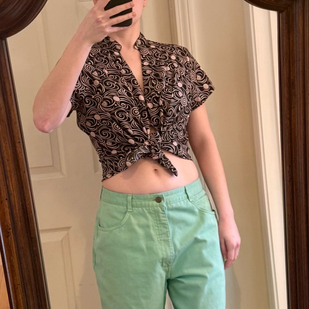 *3 for $9* Vintage Y2K Button Down